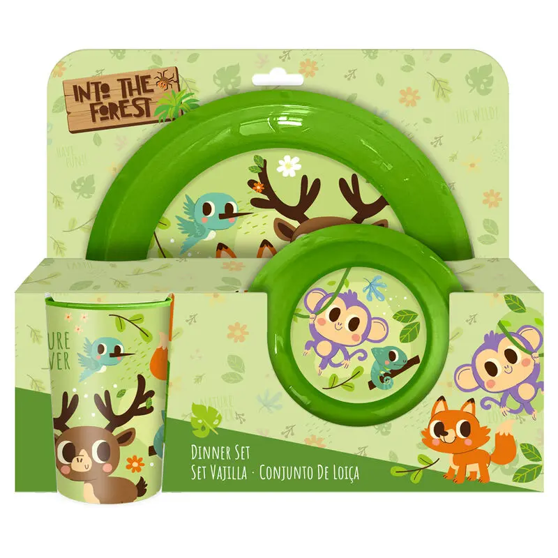 Into the Forest raňajkový set produktová fotografia
