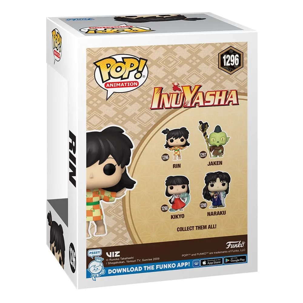 Inuyasha POP! Animation Vinyl figúrka Rin 9 cm termékfotó