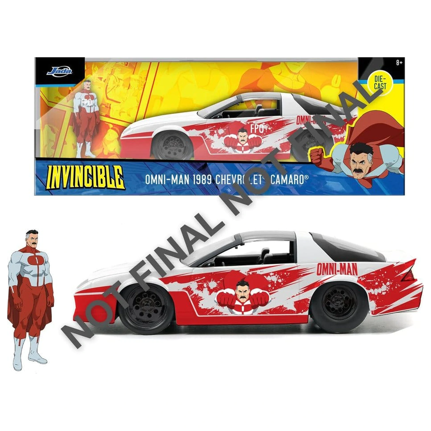 Invincible Diecast Model 1/24 Omni-Man 1985 Chevrolet produktová fotografia