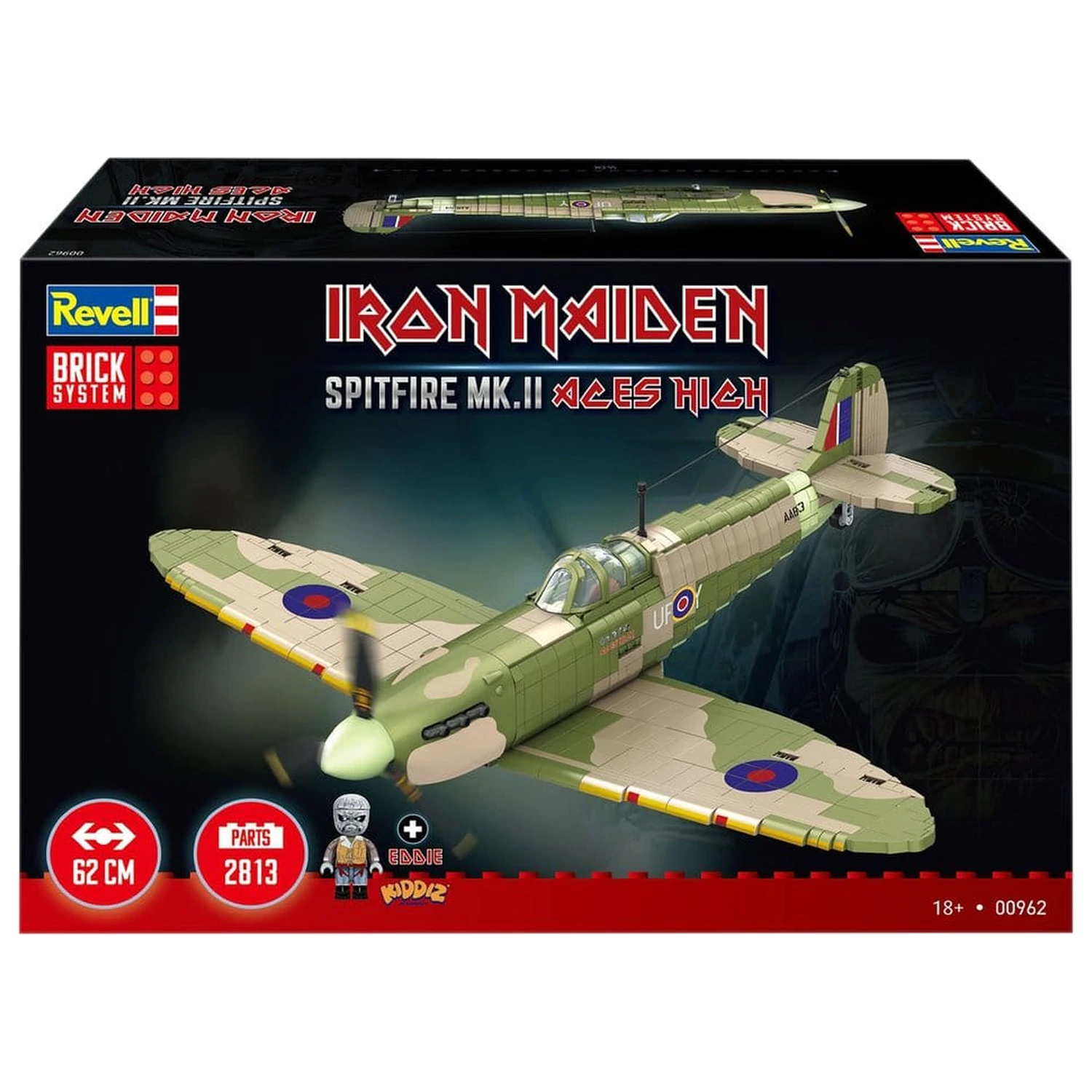 Iron Maiden stavebnica Brick System Spitfire MK.II Aces High 58 cm produktová fotografia