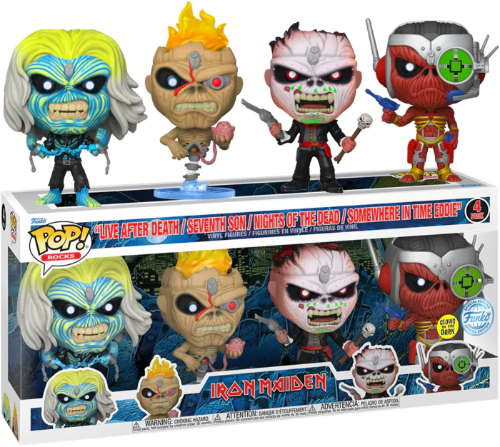POP balenie 4 figúrky Iron Maiden Exclusive produktová fotografia