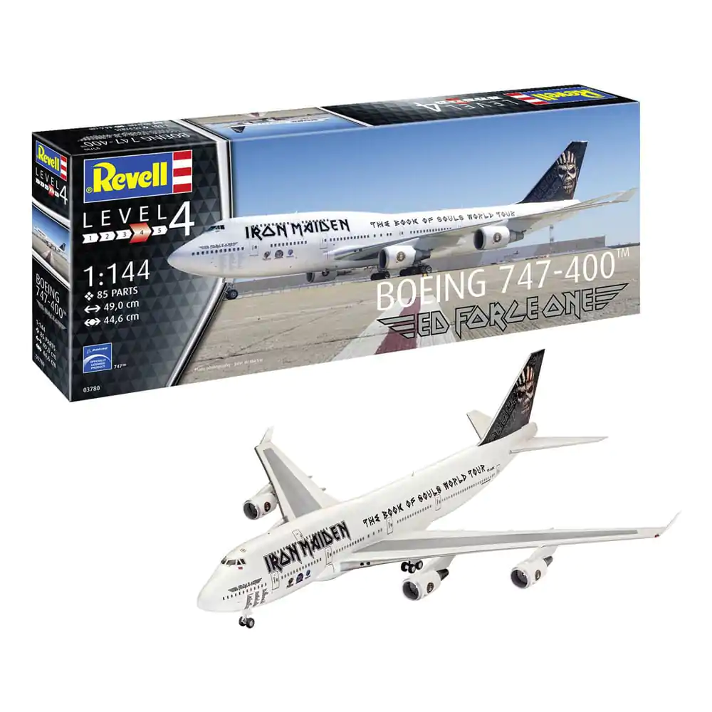 Iron Maiden Model Kit 1/144 Boeing 747-400 "Ed Force One" 49 cm produktová fotografia