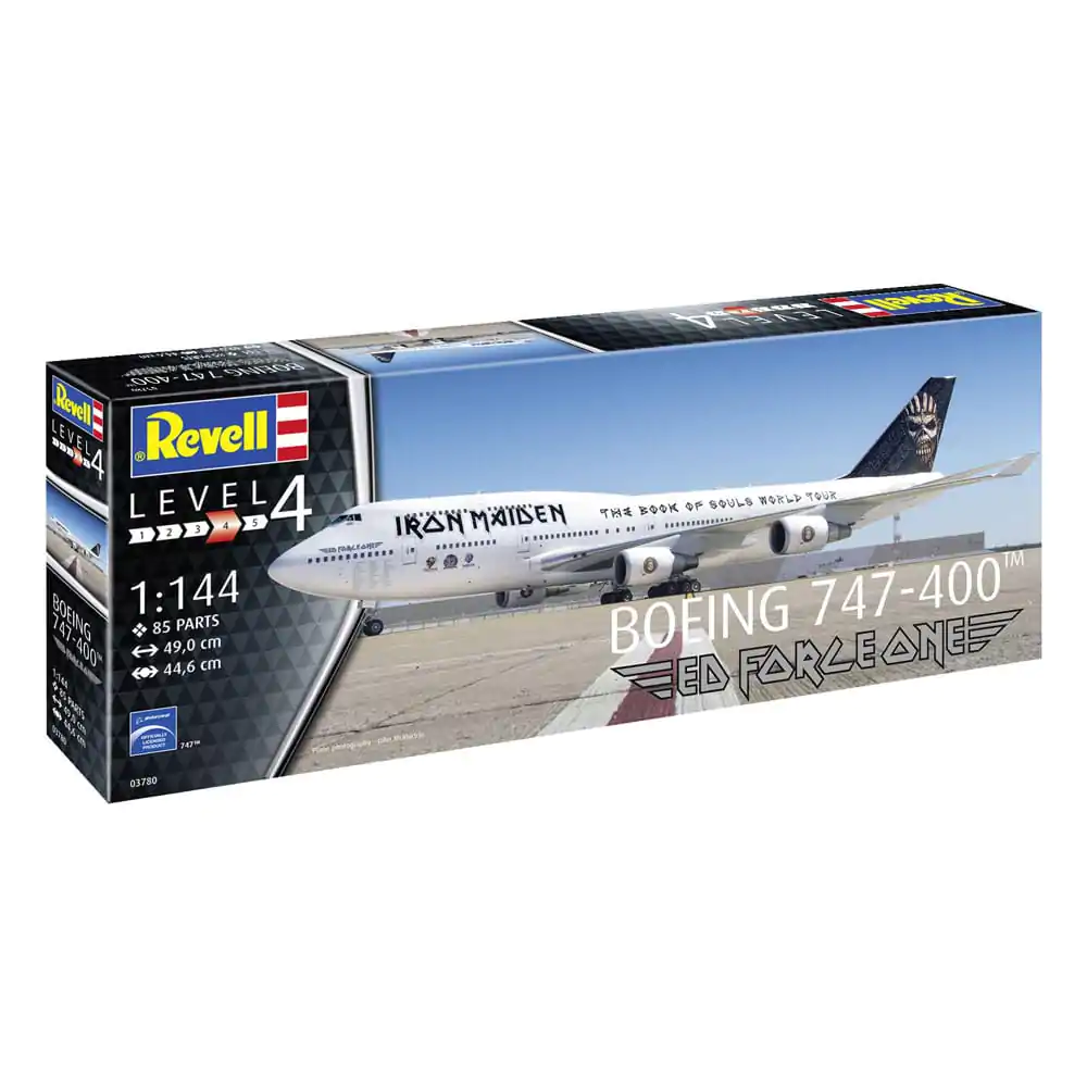 Iron Maiden Model Kit 1/144 Boeing 747-400 "Ed Force One" 49 cm produktová fotografia