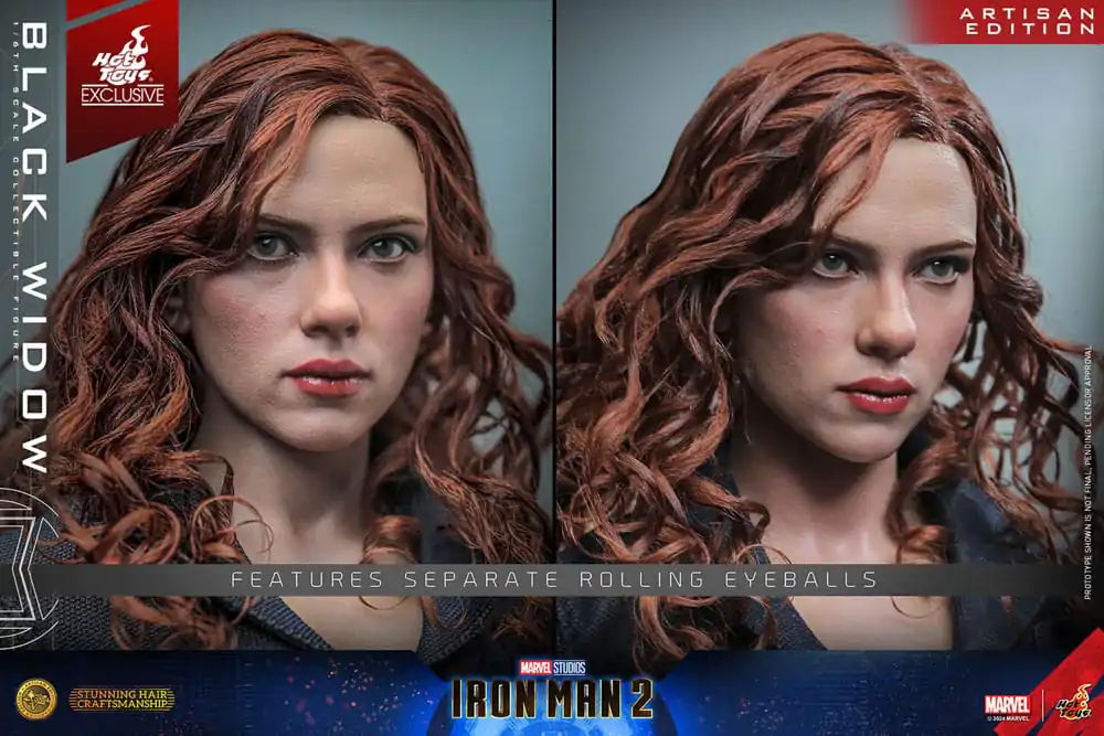 Iron Man 2 Akčná figúrka 1/6 Black Widow Artisan Edition Hot Toys Exclusive 28 cm produktová fotografia