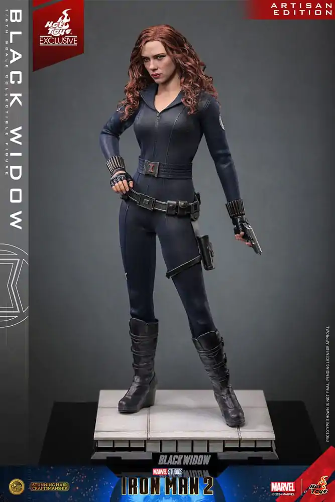 Iron Man 2 Akčná figúrka 1/6 Black Widow Artisan Edition Hot Toys Exclusive 28 cm produktová fotografia