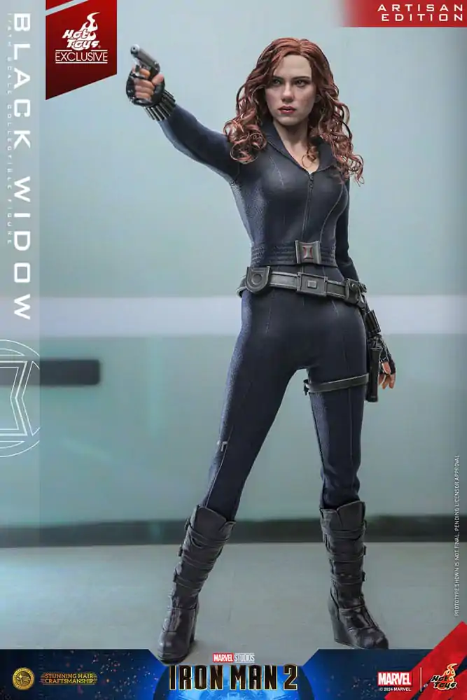 Iron Man 2 Akčná figúrka 1/6 Black Widow Artisan Edition Hot Toys Exclusive 28 cm produktová fotografia