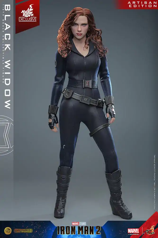 Iron Man 2 Akčná figúrka 1/6 Black Widow Artisan Edition Hot Toys Exclusive 28 cm produktová fotografia