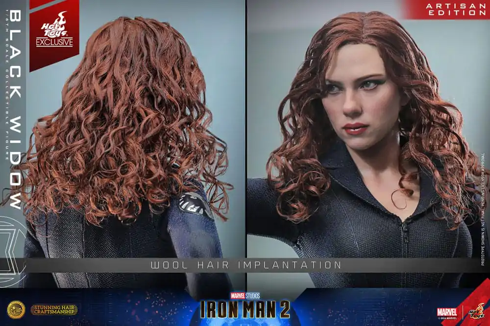 Iron Man 2 Akčná figúrka 1/6 Black Widow Artisan Edition Hot Toys Exclusive 28 cm produktová fotografia