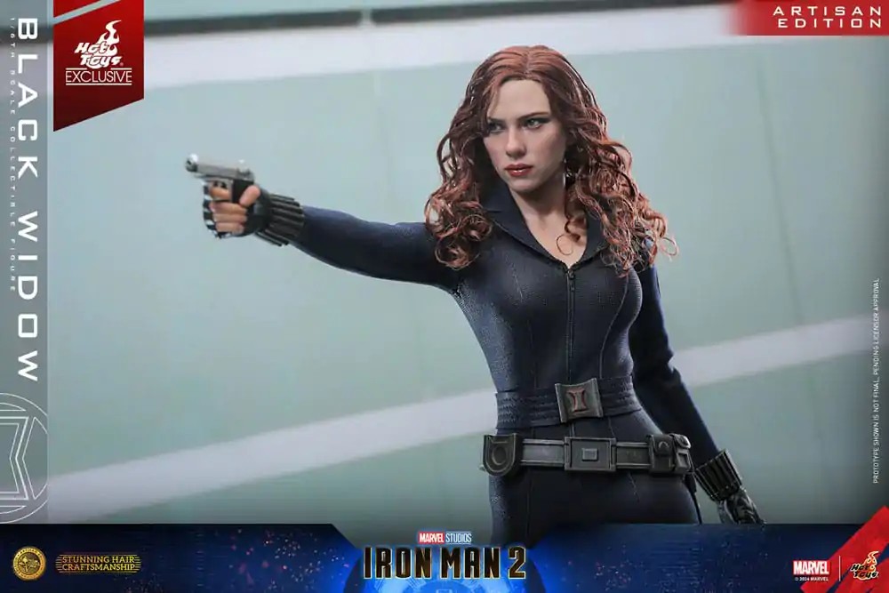 Iron Man 2 Akčná figúrka 1/6 Black Widow Artisan Edition Hot Toys Exclusive 28 cm produktová fotografia