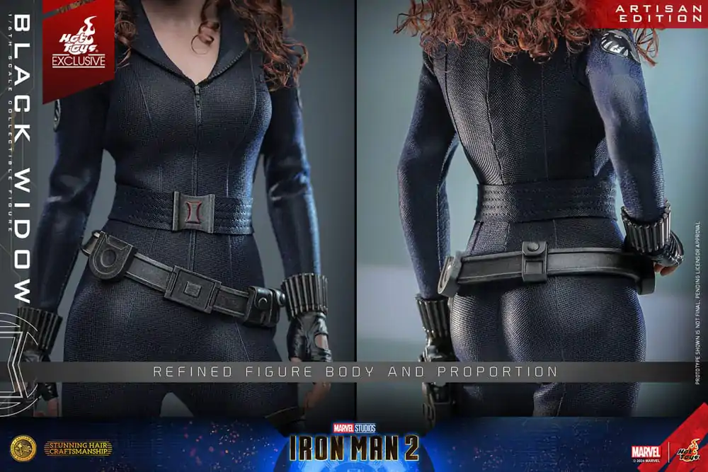 Iron Man 2 Akčná figúrka 1/6 Black Widow Artisan Edition Hot Toys Exclusive 28 cm produktová fotografia