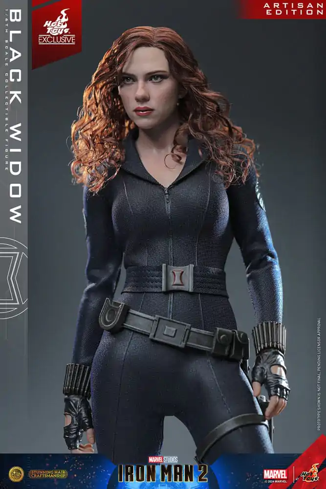 Iron Man 2 Akčná figúrka 1/6 Black Widow Artisan Edition Hot Toys Exclusive 28 cm produktová fotografia