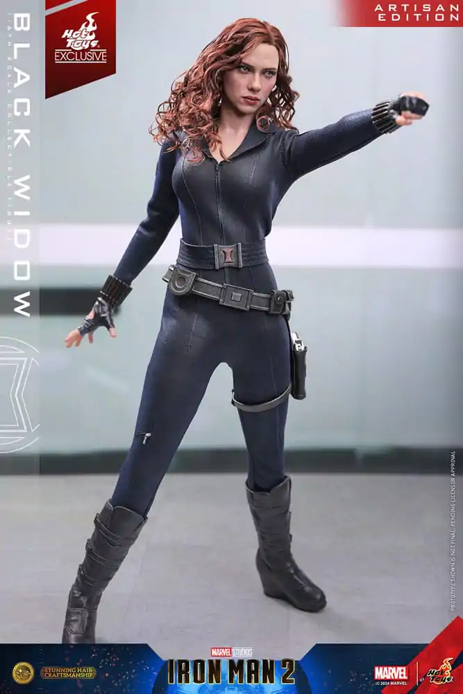 Iron Man 2 Akčná figúrka 1/6 Black Widow Artisan Edition Hot Toys Exclusive 28 cm produktová fotografia
