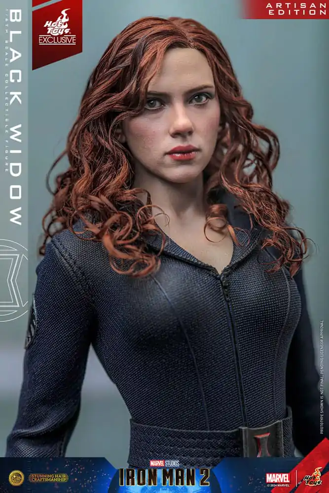 Iron Man 2 Akčná figúrka 1/6 Black Widow Artisan Edition Hot Toys Exclusive 28 cm produktová fotografia