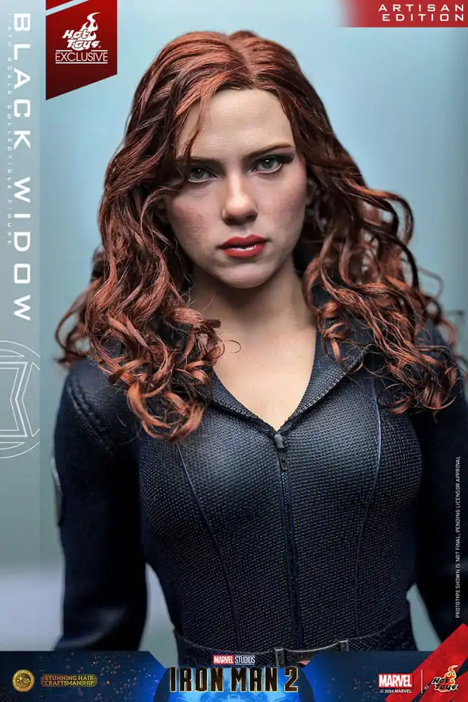 Iron Man 2 Akčná figúrka 1/6 Black Widow Artisan Edition Hot Toys Exclusive 28 cm produktová fotografia