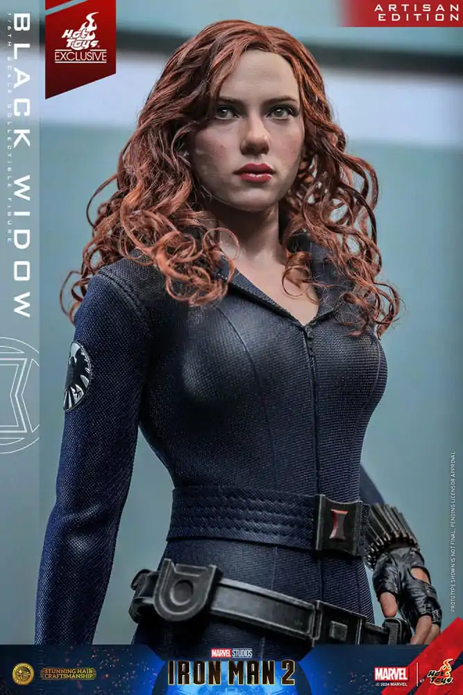Iron Man 2 Akčná figúrka 1/6 Black Widow Artisan Edition Hot Toys Exclusive 28 cm produktová fotografia