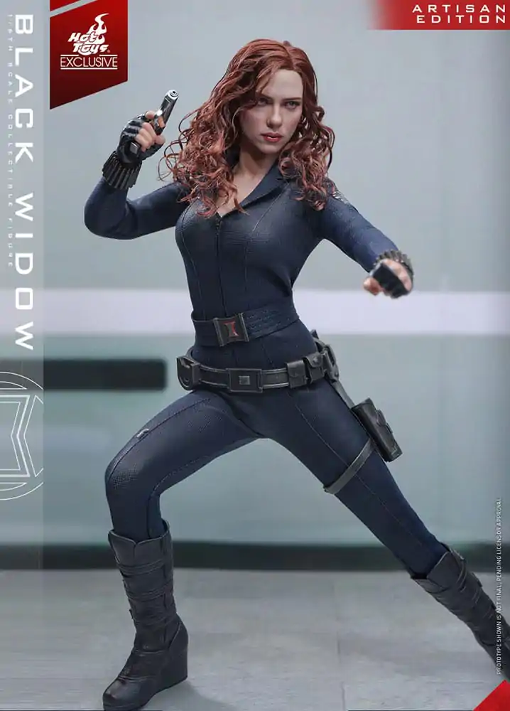 Iron Man 2 Akčná figúrka 1/6 Black Widow Artisan Edition Hot Toys Exclusive 28 cm produktová fotografia