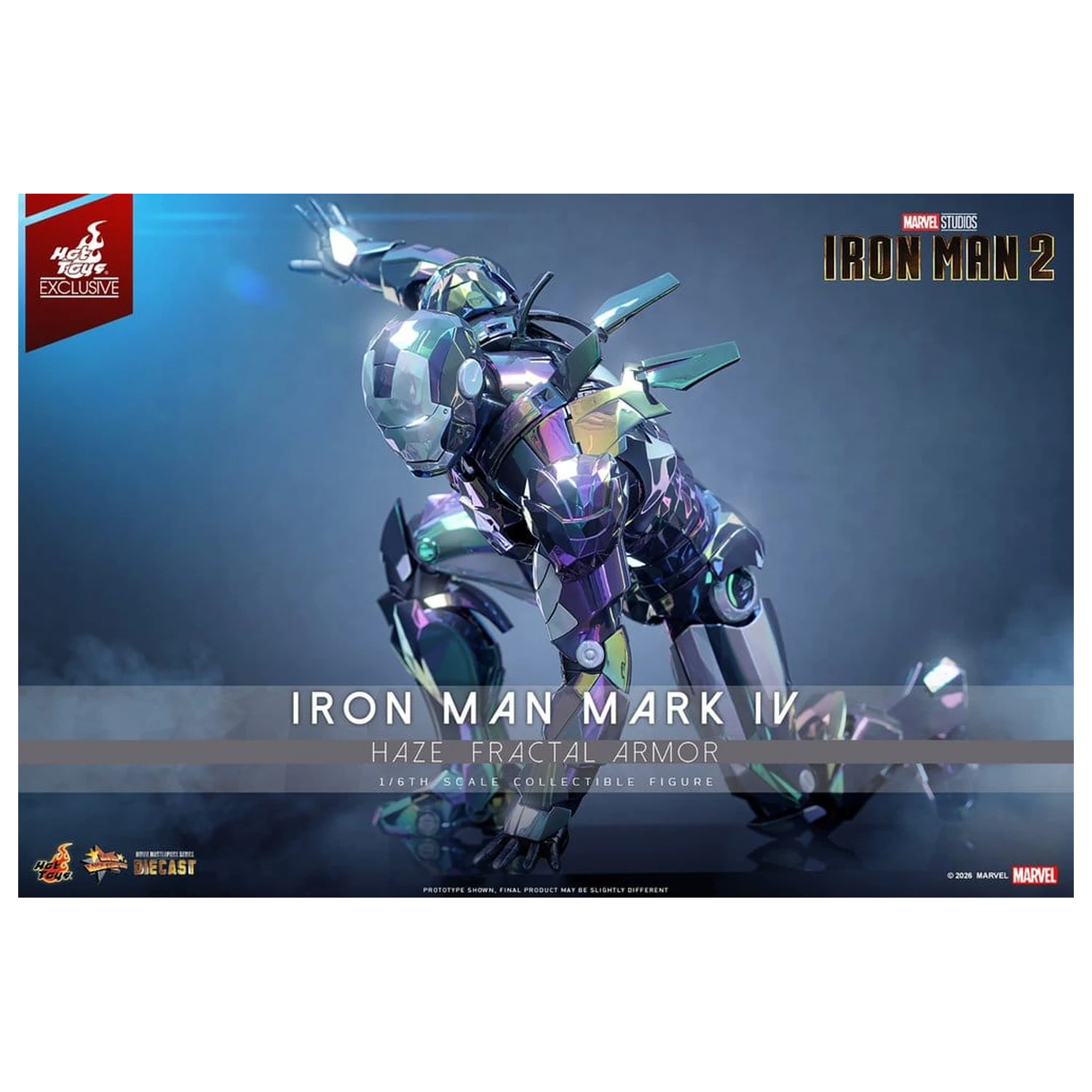 Iron Man 2 akčná figúrka 1/6 Iron Man Mark IV (Haze Fractal Armor) 33 cm produktová fotografia