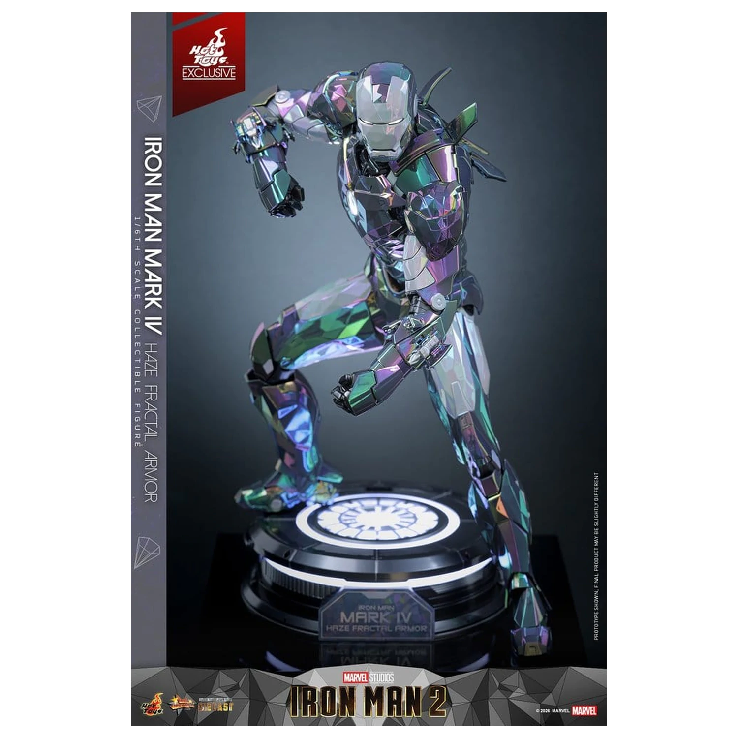 Iron Man 2 akčná figúrka 1/6 Iron Man Mark IV (Haze Fractal Armor) 33 cm produktová fotografia