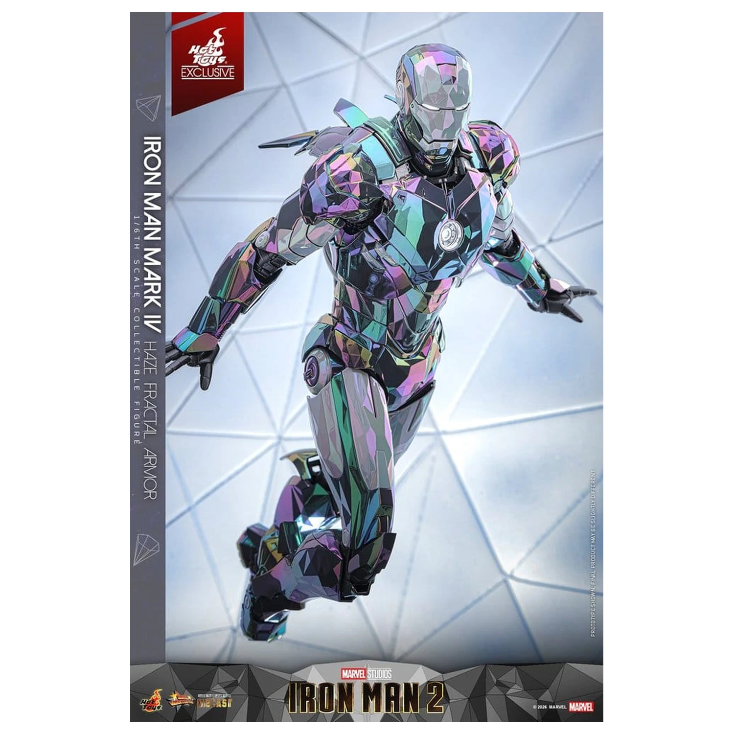 Iron Man 2 akčná figúrka 1/6 Iron Man Mark IV (Haze Fractal Armor) 33 cm produktová fotografia