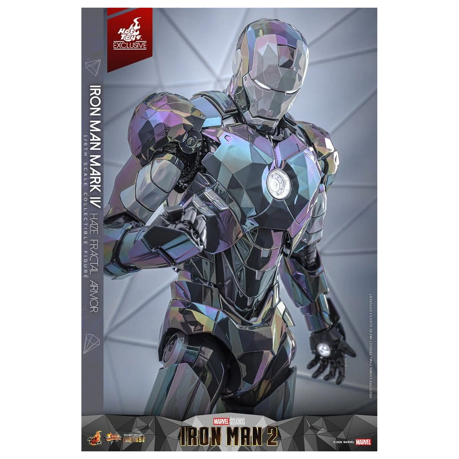 Iron Man 2 akčná figúrka 1/6 Iron Man Mark IV (Haze Fractal Armor) 33 cm produktová fotografia