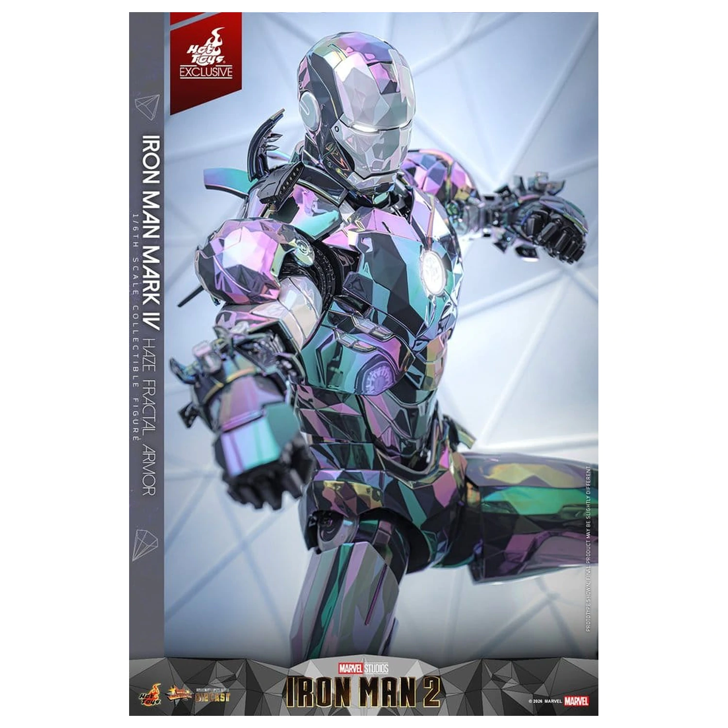 Iron Man 2 akčná figúrka 1/6 Iron Man Mark IV (Haze Fractal Armor) 33 cm produktová fotografia