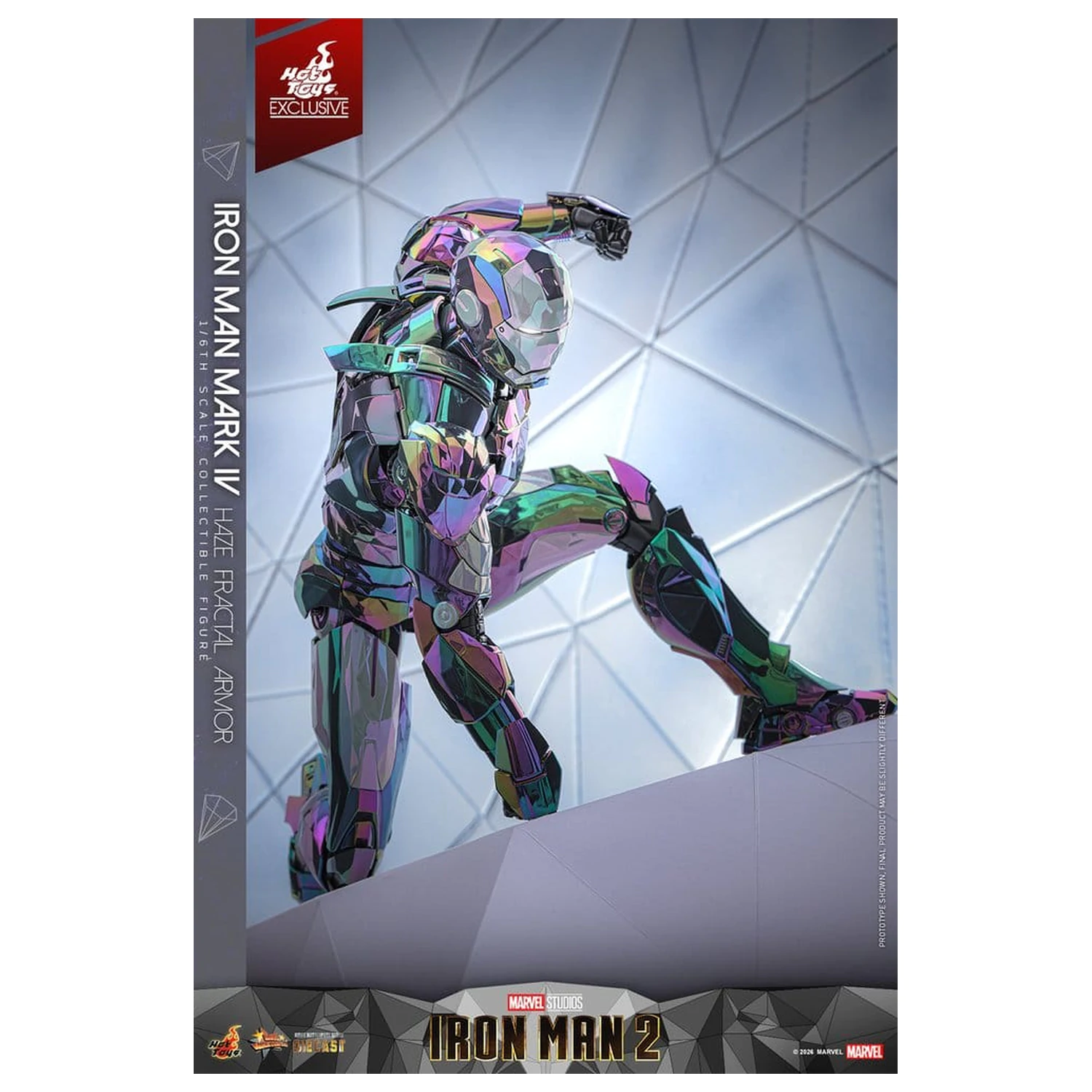 Iron Man 2 akčná figúrka 1/6 Iron Man Mark IV (Haze Fractal Armor) 33 cm produktová fotografia