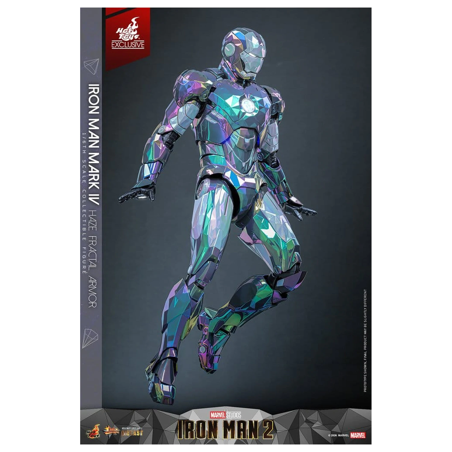 Iron Man 2 akčná figúrka 1/6 Iron Man Mark IV (Haze Fractal Armor) 33 cm produktová fotografia