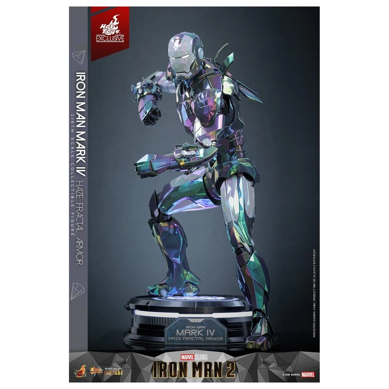 Iron Man 2 akčná figúrka 1/6 Iron Man Mark IV (Haze Fractal Armor) 33 cm produktová fotografia