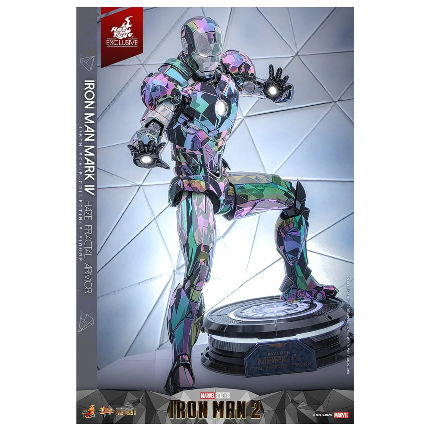 Iron Man 2 akčná figúrka 1/6 Iron Man Mark IV (Haze Fractal Armor) 33 cm produktová fotografia