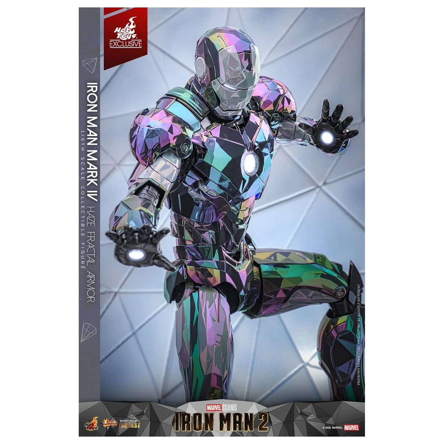 Iron Man 2 akčná figúrka 1/6 Iron Man Mark IV (Haze Fractal Armor) 33 cm produktová fotografia