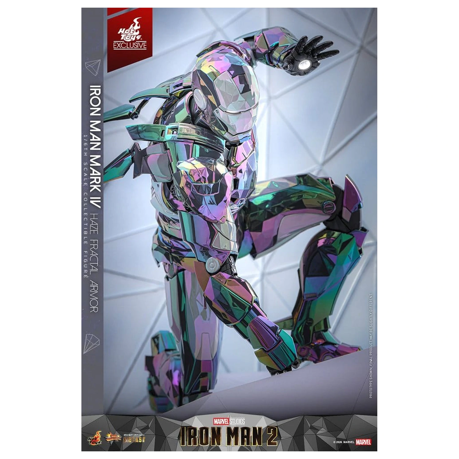 Iron Man 2 akčná figúrka 1/6 Iron Man Mark IV (Haze Fractal Armor) 33 cm produktová fotografia