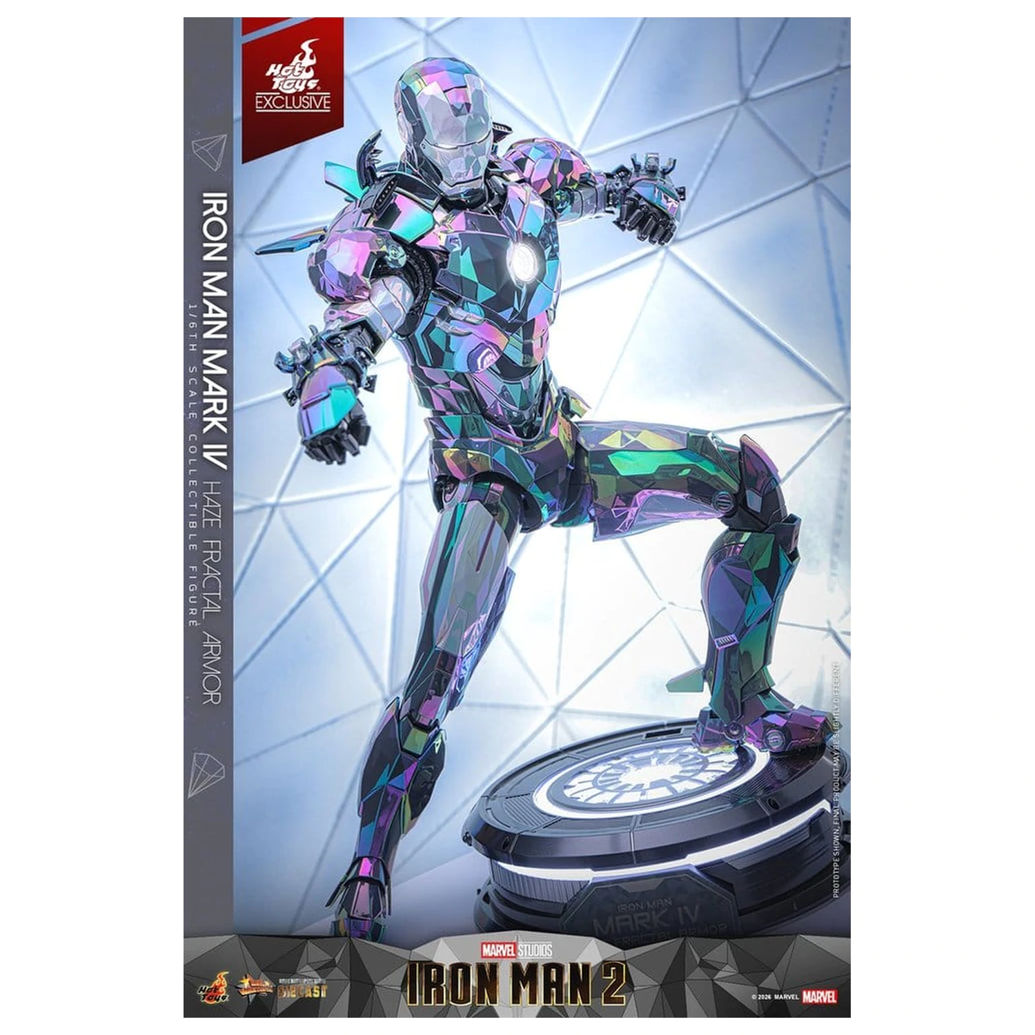 Iron Man 2 akčná figúrka 1/6 Iron Man Mark IV (Haze Fractal Armor) 33 cm produktová fotografia