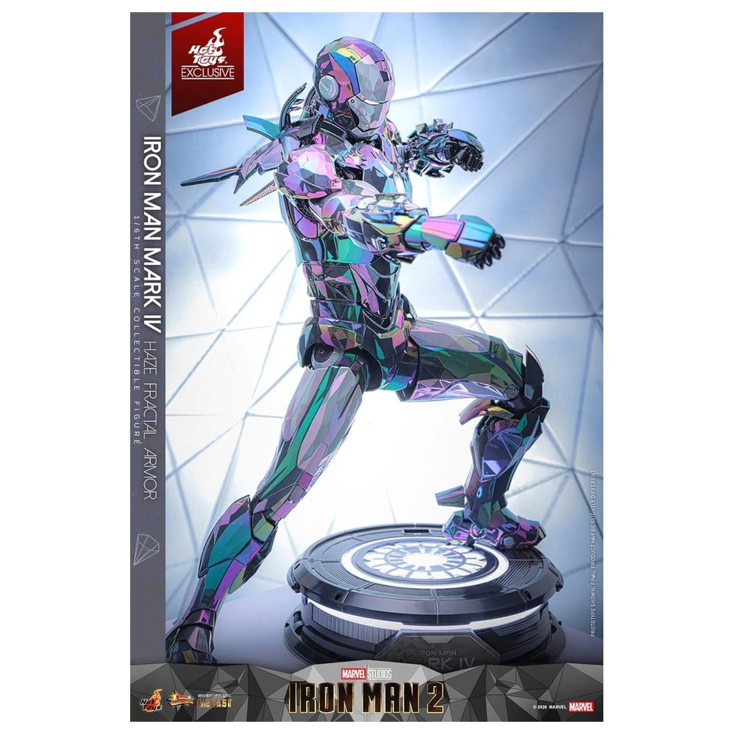 Iron Man 2 akčná figúrka 1/6 Iron Man Mark IV (Haze Fractal Armor) 33 cm produktová fotografia