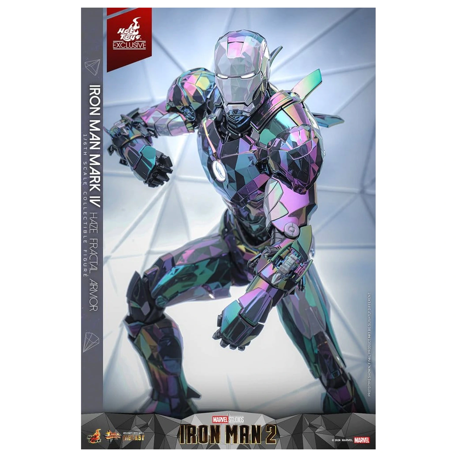 Iron Man 2 akčná figúrka 1/6 Iron Man Mark IV (Haze Fractal Armor) 33 cm produktová fotografia