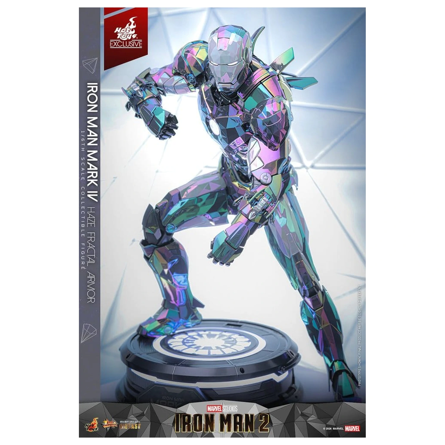 Iron Man 2 akčná figúrka 1/6 Iron Man Mark IV (Haze Fractal Armor) 33 cm produktová fotografia