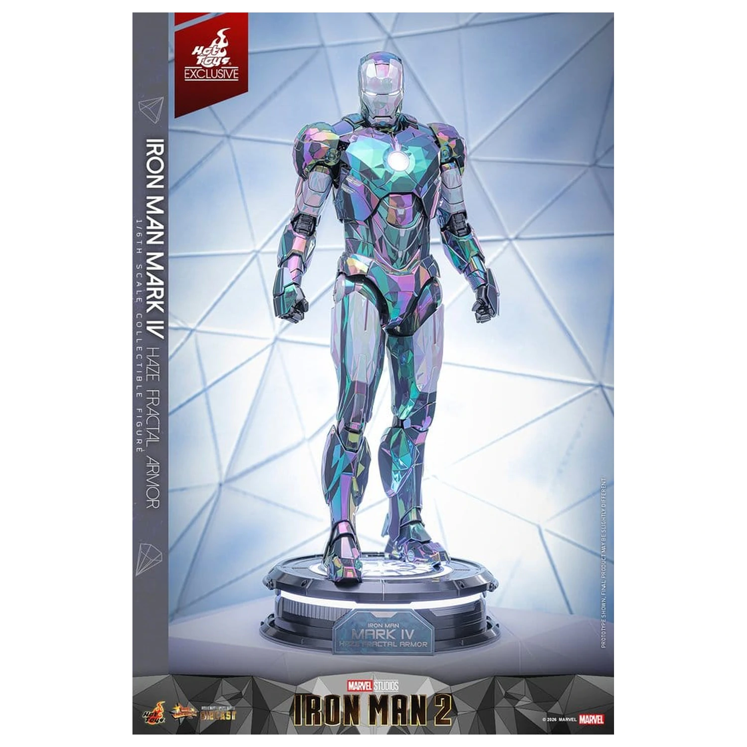 Iron Man 2 akčná figúrka 1/6 Iron Man Mark IV (Haze Fractal Armor) 33 cm produktová fotografia
