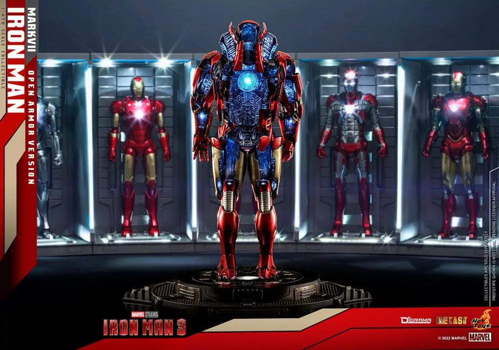 Dioráma 1/6 Iron Man Mark VII (Open Armor Version) 32 cm termékfotó