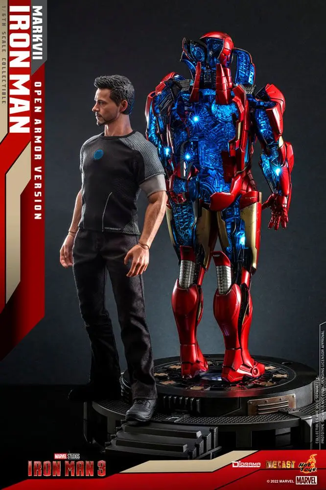 Dioráma 1/6 Iron Man Mark VII (Open Armor Version) 32 cm termékfotó