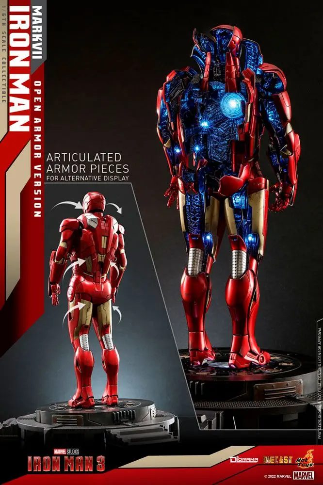 Dioráma 1/6 Iron Man Mark VII (Open Armor Version) 32 cm termékfotó