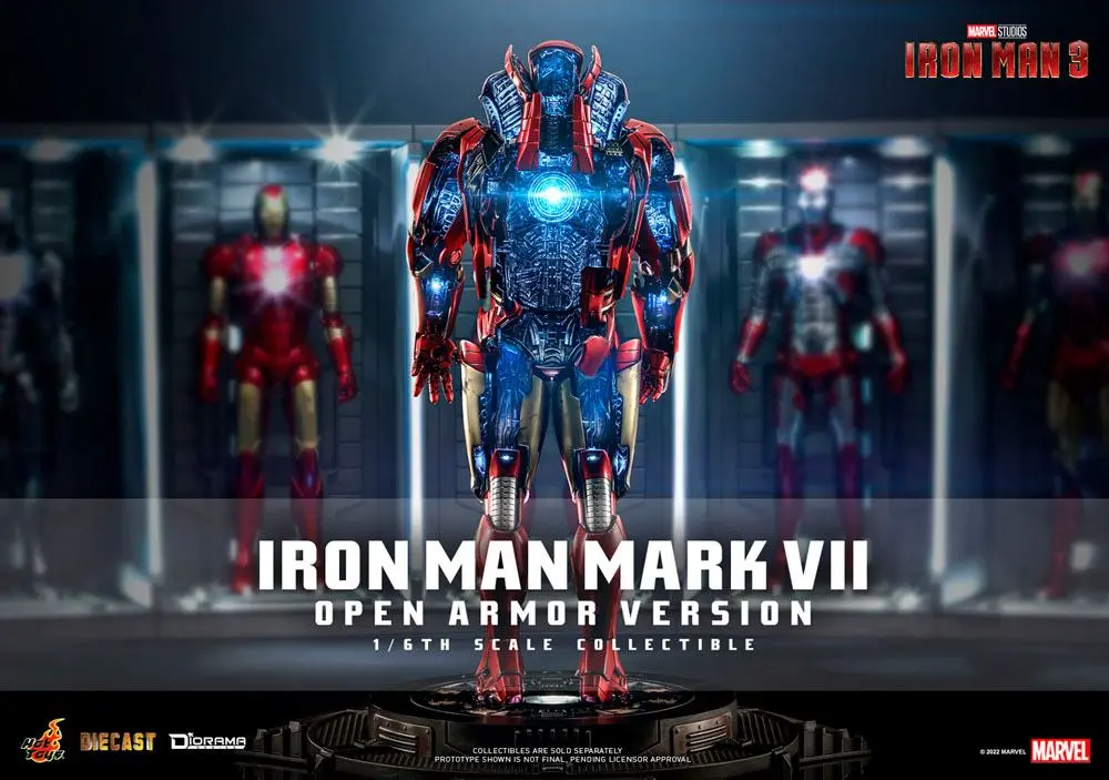 Dioráma 1/6 Iron Man Mark VII (Open Armor Version) 32 cm termékfotó