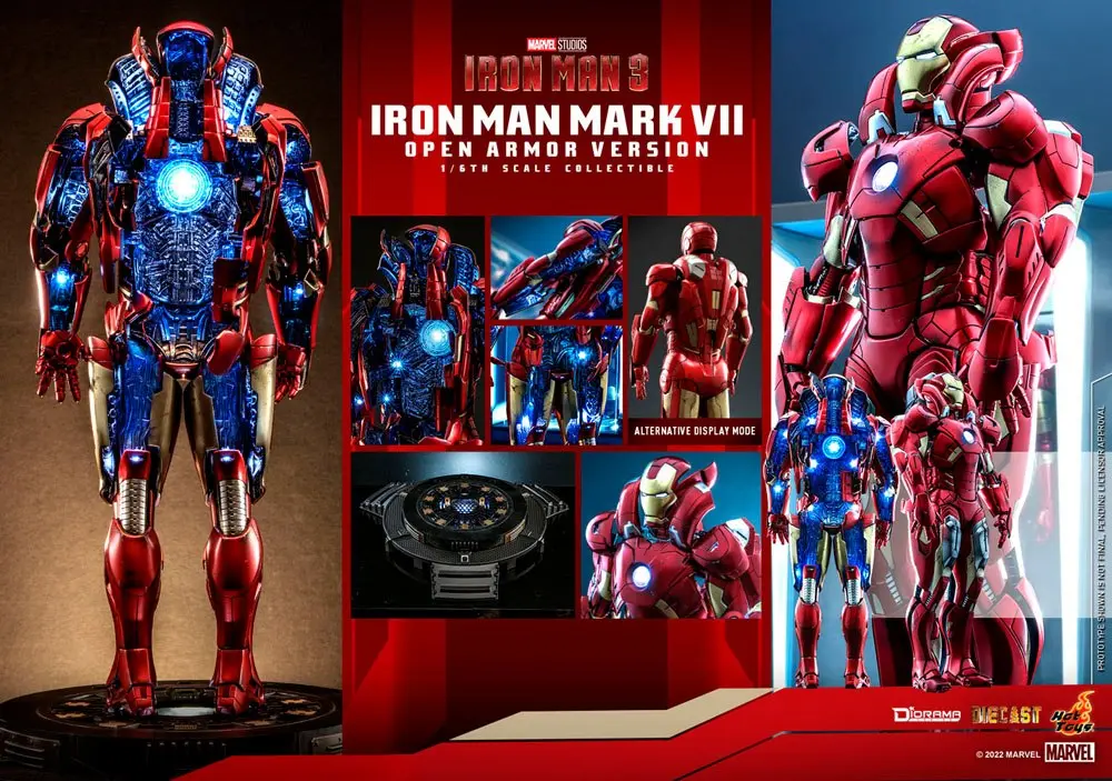 Dioráma 1/6 Iron Man Mark VII (Open Armor Version) 32 cm termékfotó