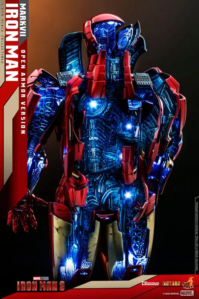 Dioráma 1/6 Iron Man Mark VII (Open Armor Version) 32 cm termékfotó