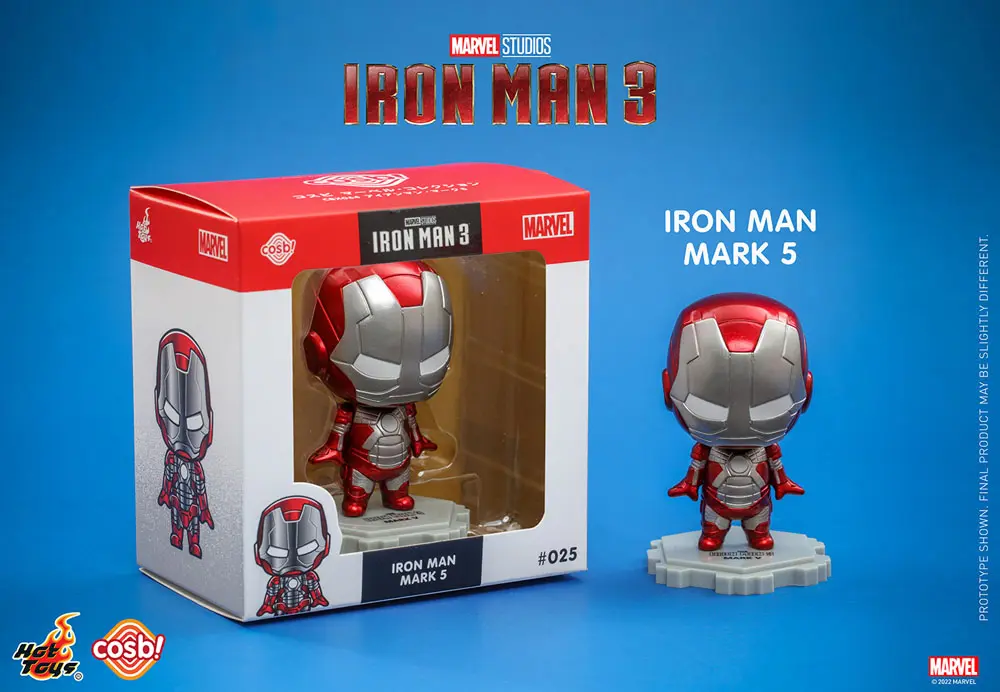 Iron Man 3 Cosbi Mini figúrka Iron Man Mark 5, 8 cm termékfotó