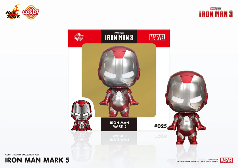 Iron Man 3 Cosbi Mini figúrka Iron Man Mark 5, 8 cm termékfotó