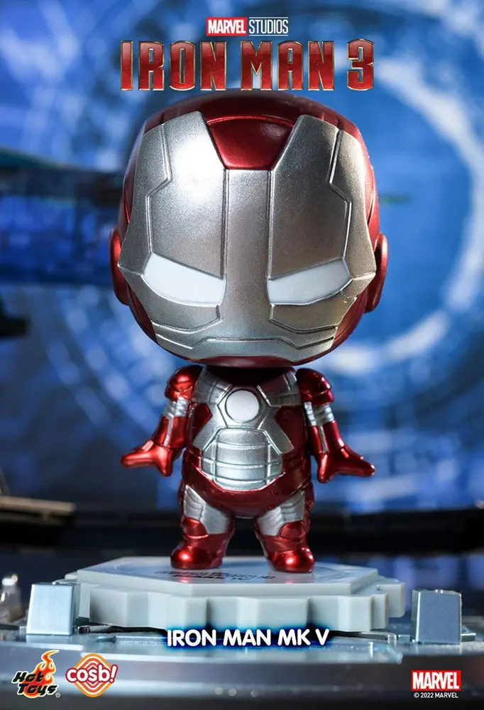 Iron Man 3 Cosbi Mini figúrka Iron Man Mark 5, 8 cm termékfotó