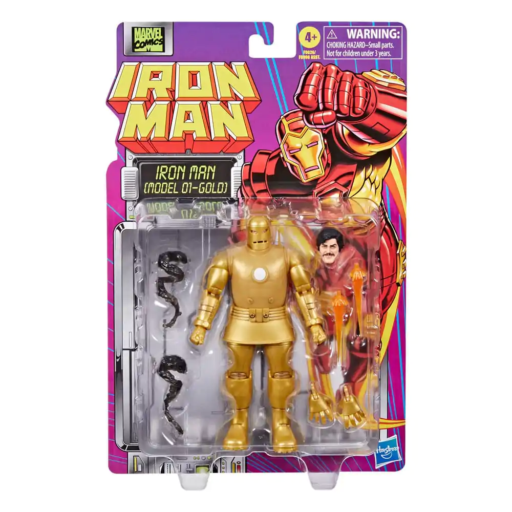 Iron Man Marvel Legends Akčná figúrka Iron Man (Model 01-Gold) 15 cm termékfotó