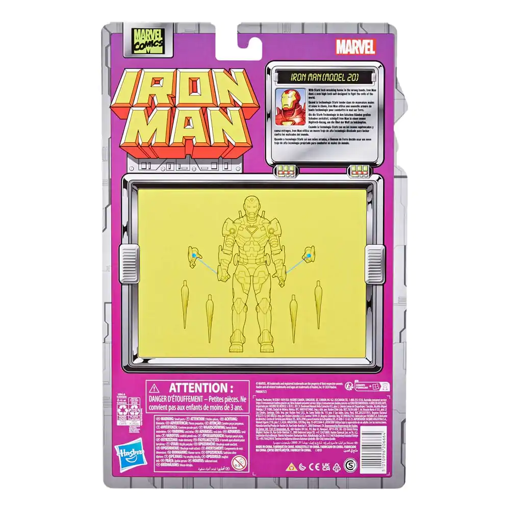 Iron Man Marvel Legends Akčná figúrka Iron Man (Model 20) 15 cm termékfotó