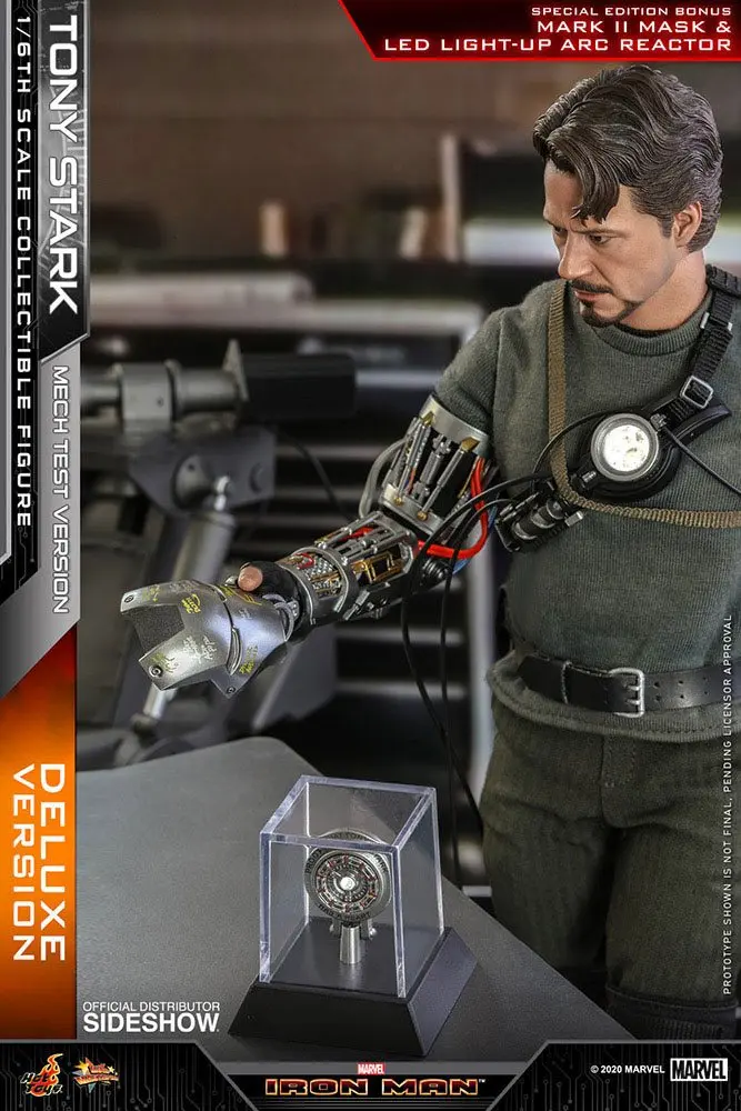 Iron Man Movie Masterpiece Akčná figúrka 1/6 Tony Stark (Mech Test Deluxe Version) 30 cm termékfotó