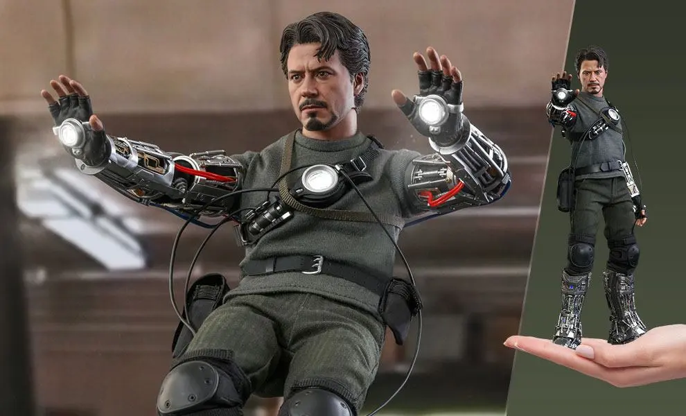 Iron Man Movie Masterpiece Akčná figúrka 1/6 Tony Stark (Mech Test Deluxe Version) 30 cm termékfotó