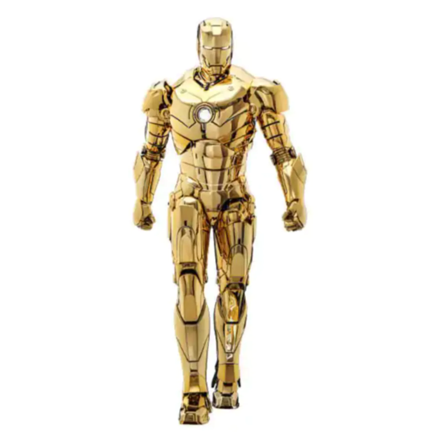 Iron Man Movie Masterpiece Diecast Akčná figúrka 1/6 Iron Man Mark III (Gold Color Version) Hot Toys Exclusive 33 cm produktová fotografia